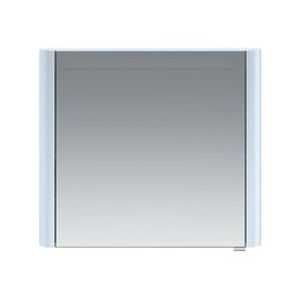 Зеркальный шкаф AM.PM Sensation 80  см левый, цвет светло-голубой