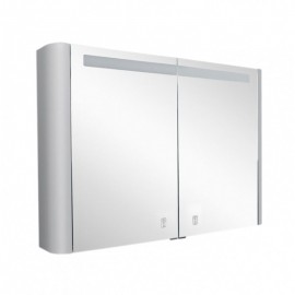 Зеркальный шкаф AM.PM Sensation 100 см цвет серый шелк