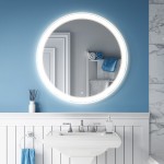 Зеркало Maison  с подсветкой круглое 600*600