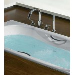 Чугунная ванна Roca MALIBU150х75, противоскользящее покрытие, ручки хром                            